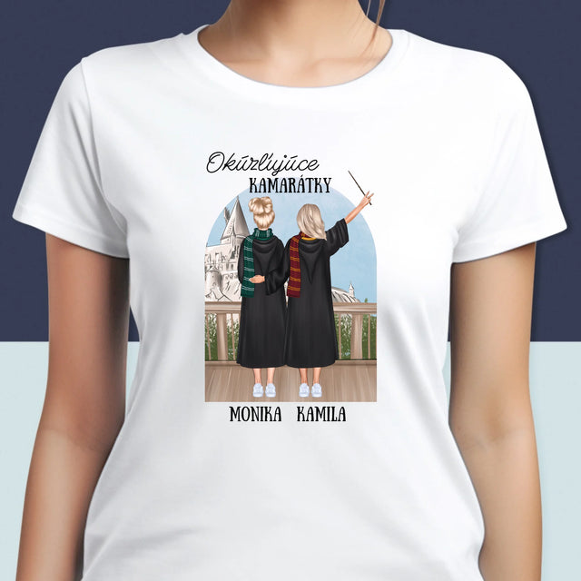 Tvorenie Postavy: Okúzľujúce Kamarátky - Dámske Tričko