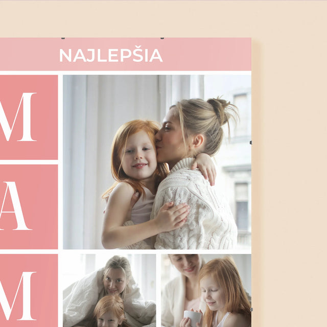 Fotokoláž: Najlepšia Mama Koláž - Plagát