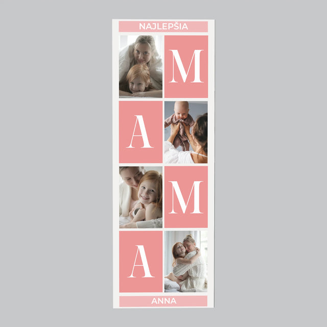 Fotokoláž: Najlepšia Mama Koláž - Magnetka Na Chladničku