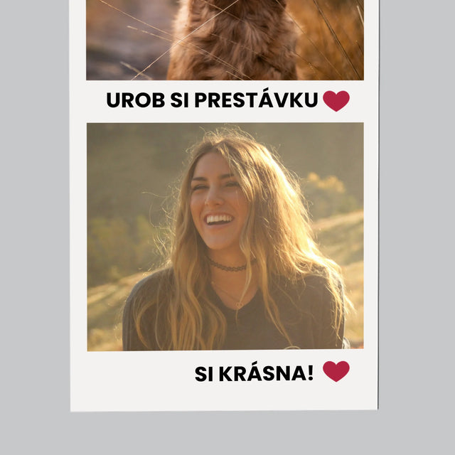 Fotografia A Podpis: Pozitívne Myšlienky - Magnetka Na Chladničku
