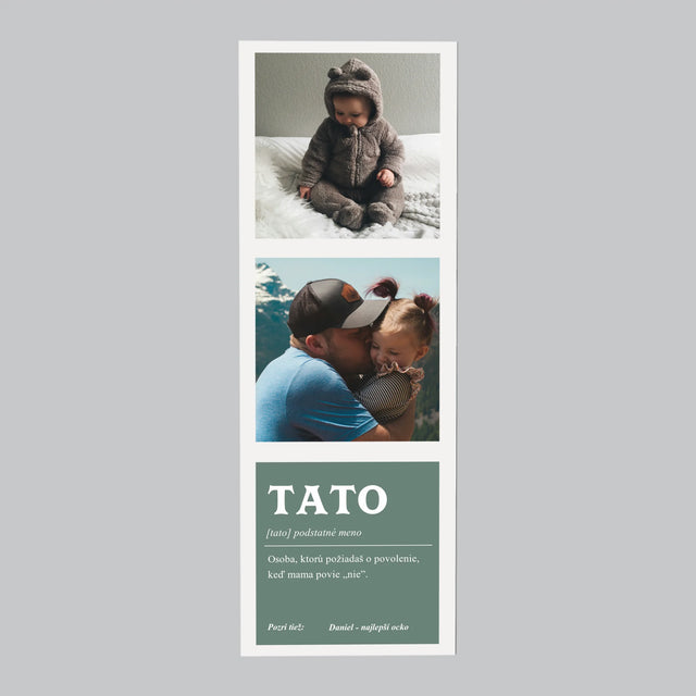 Fotografia A Podpis: Definícia Tato - Magnetka Na Chladničku
