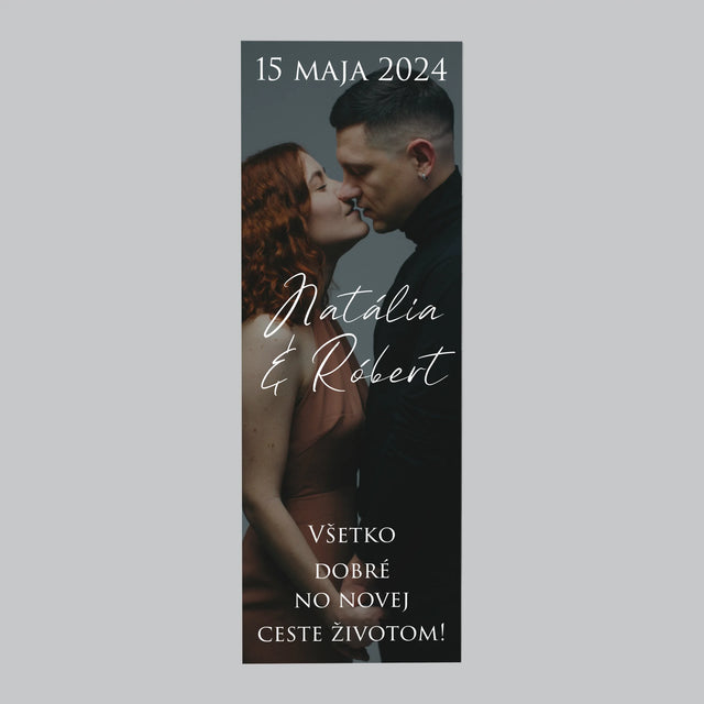 Fotografia A Podpis: Svadobná Fotografia Priania - Magnetka Na Chladničku