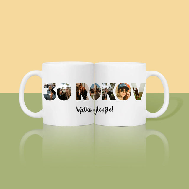 Slovo Z Fotografií: 30 Rokov Z Tvojich Fotografií - Hrnček