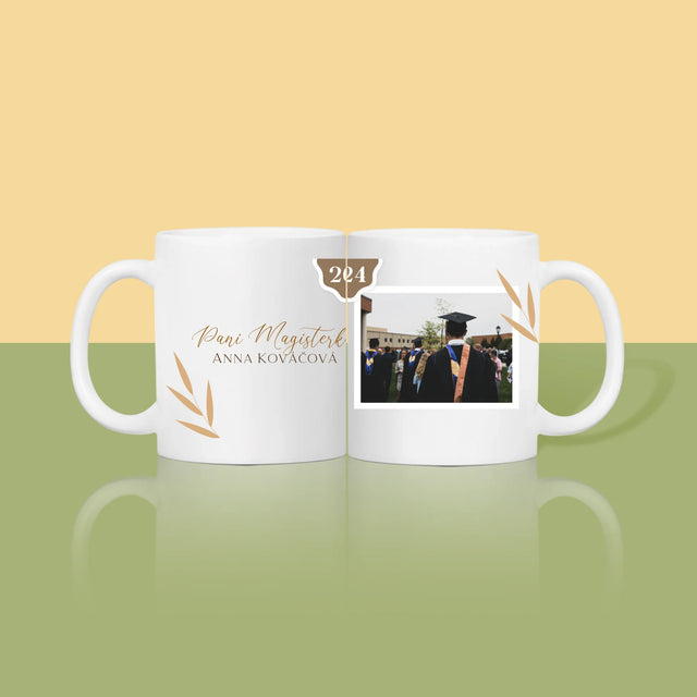 Fotokoláž: Pani Magisterka - Hrnček