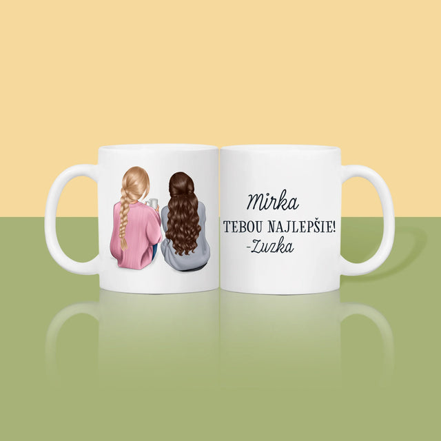 Tvorenie Postavy: Priateľky - Hrnček