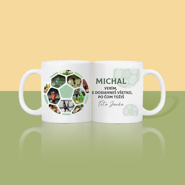 Fotokoláž: Futbal Koláž Z Fotografií - Hrnček