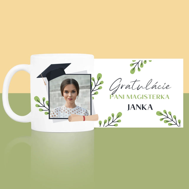 Fotografia A Podpis: Gratulácie Magisterka - Hrnček