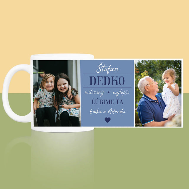 Fotokoláž: Milovaný Dedko - Hrnček