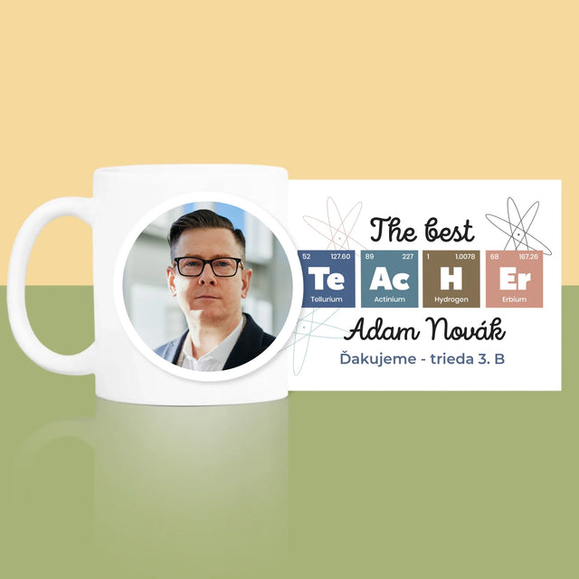 Fotografia A Podpis: Jedinečný Učiteľ - Hrnček