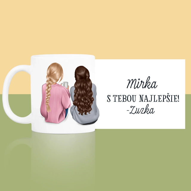 Tvorenie Postavy: Priateľky - Hrnček