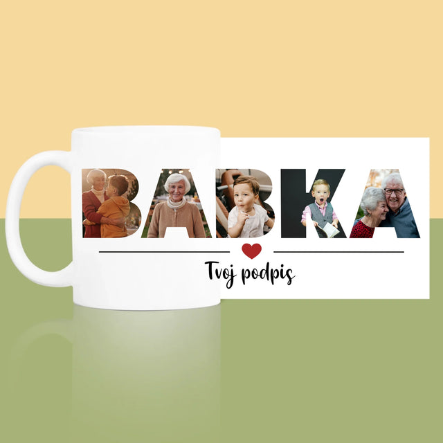 Slovo Z Fotografií: Babka Z Tvojich Fotografií - Hrnček