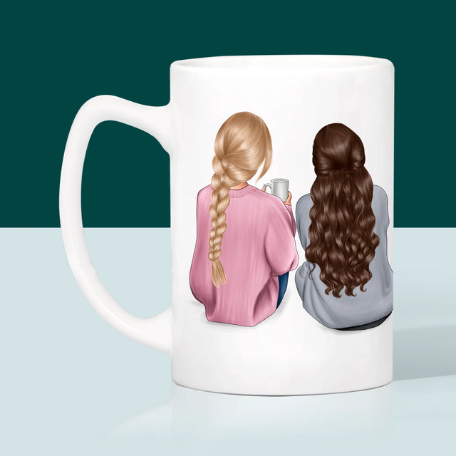 Tvorenie Postavy: Priateľky - Hrnček