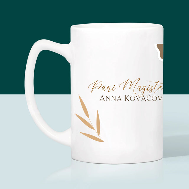 Fotokoláž: Pani Magisterka - Hrnček