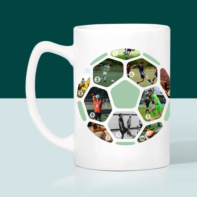 Fotokoláž: Futbal Koláž Z Fotografií - Hrnček