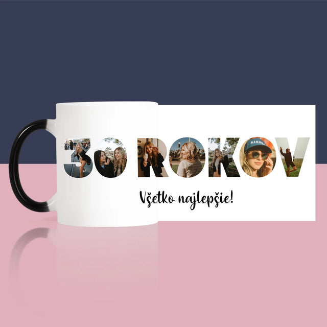 Slovo Z Fotografií: 30 Rokov Z Tvojich Fotografií - Hrnček