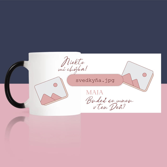 Meno A Podpis: Niekto Mi Chýba Svedkyňa - Hrnček