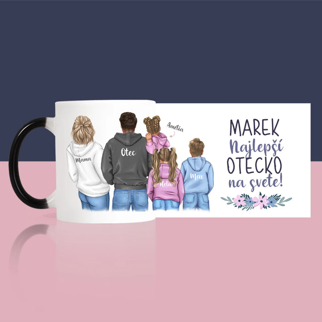 Tvorenie Postavy: Rodina S Deťmi - Hrnček