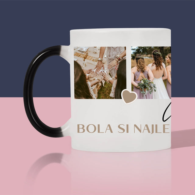 Fotokoláž: Ďakujem Koláž Z Fotiek Pre Svedkyňu - Hrnček