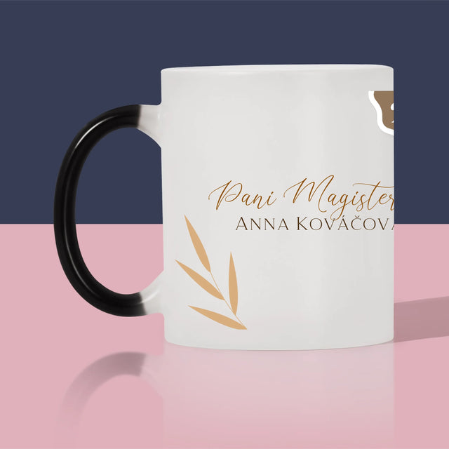 Fotokoláž: Pani Magisterka - Hrnček