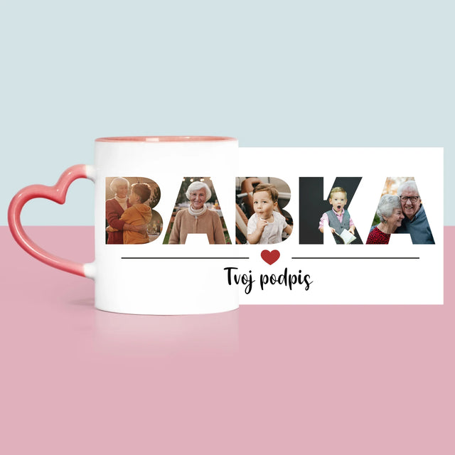 Slovo Z Fotografií: Babka Z Tvojich Fotografií - Hrnček