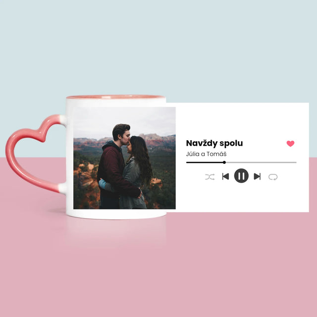 Fotografia A Podpis: Spotify S Tvojou Fotografiou - Hrnček