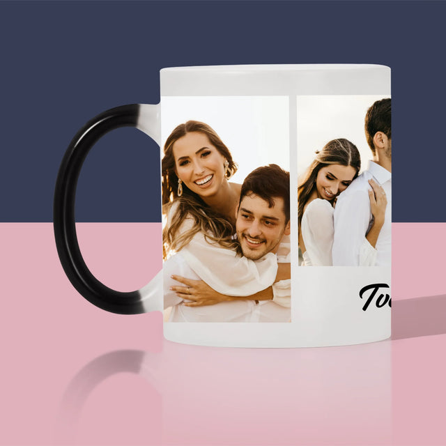 Fotokoláž: 4 Fotografie A Podpis - Hrnček