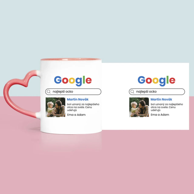 Fotografia A Podpis: Najlepší Ocko Výsledok Google - Hrnček