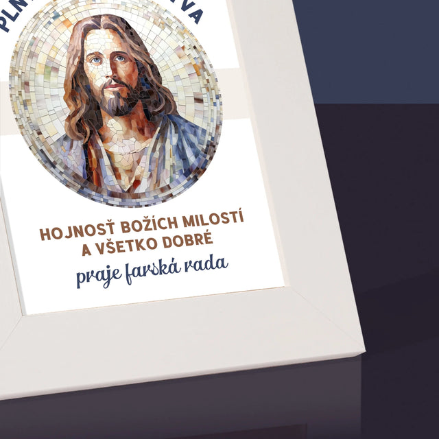 Meno A Podpis: Milosrdný Boží Služobník - Rámček Na Fotografiu (Vertikálne)