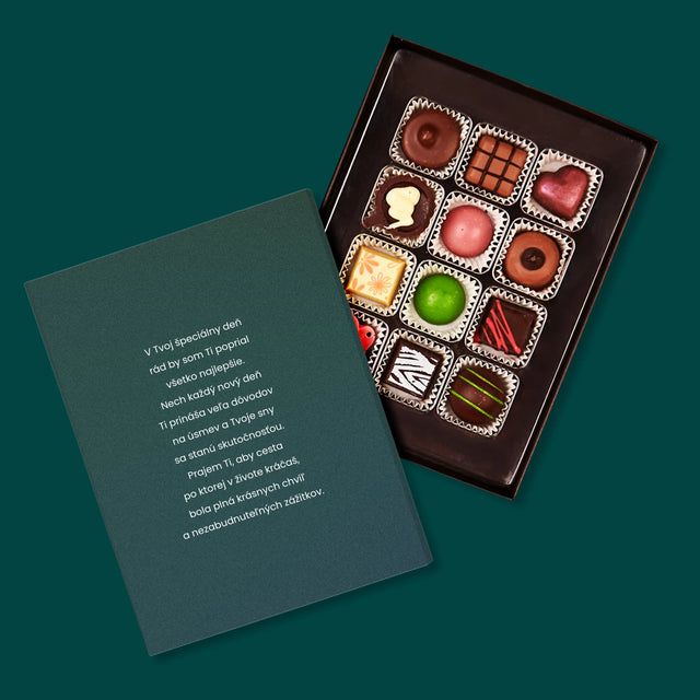 Fotokoláž: Puzzle Srdce Pre Mamu - Pralinky