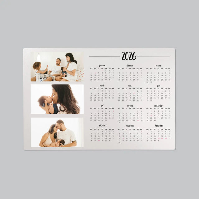 Fotokoláž: Tvoj Kalendár - Podložka Na Stôl