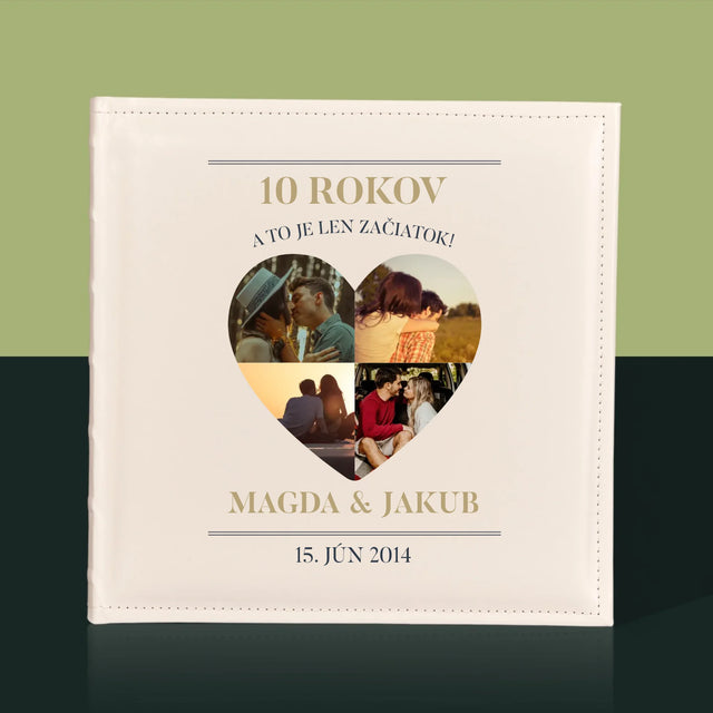 Tvar Z Fotografií: Výročie Srdce - Album Na Fotografie