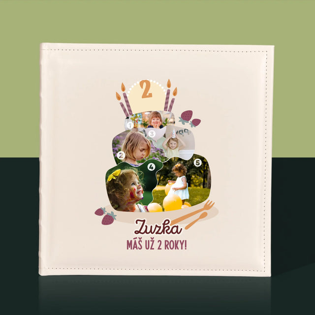 Tvar Z Fotografií: Narodeninová Torta - Album Na Fotografie