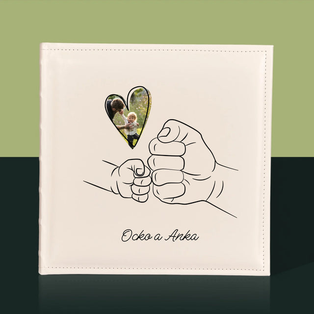 Fotografia A Podpis: Ocko Dieťa Rúčka - Album Na Fotografie