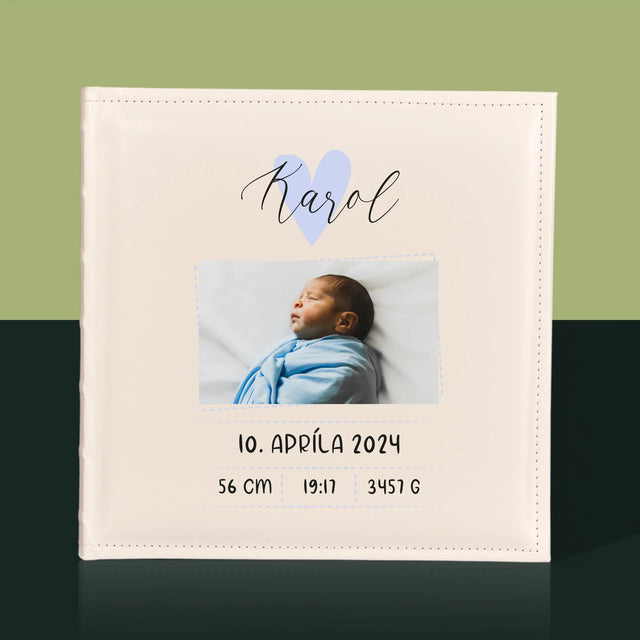 Údaje Narodenia Dieťaťa: Narodenie Dieťaťa Srdiečko Chlapec - Album Na Fotografie