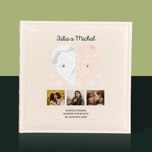 Mapa Mesta: Dve Polovice Jedného Srdca - Album Na Fotografie