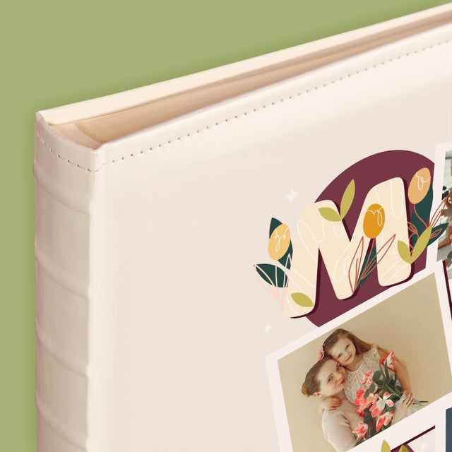 Fotokoláž: Písmená Mama - Album Na Fotografie