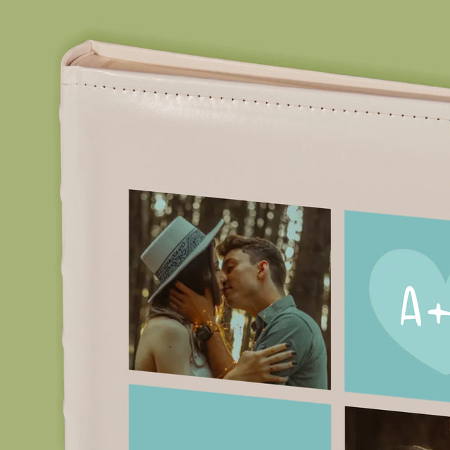 Fotokoláž: Milujem Ťa Iniciály - Album Na Fotografie