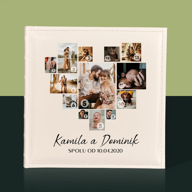 Fotokoláž: Srdce Koláž Z Fotografií - Album Na Fotografie