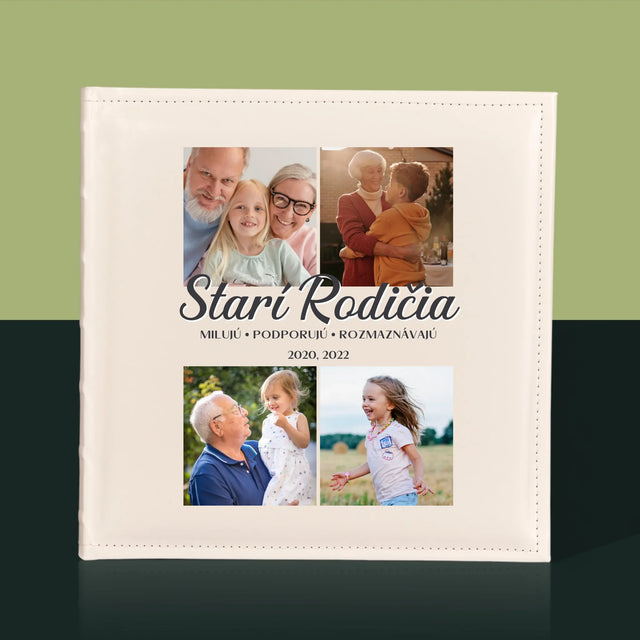 Fotokoláž: Milovaní Starí Rodičia - Album Na Fotografie