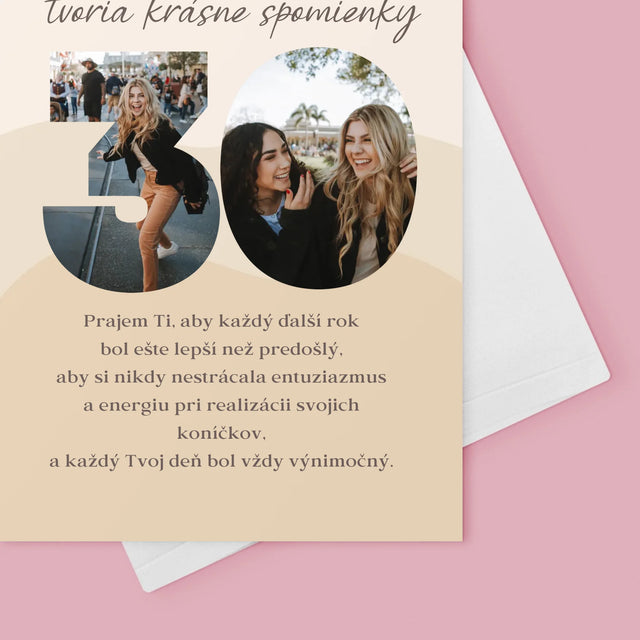 Slovo Z Fotografií: 30 Rokov Z Tvojich Fotiek - Kartička S Prianiami