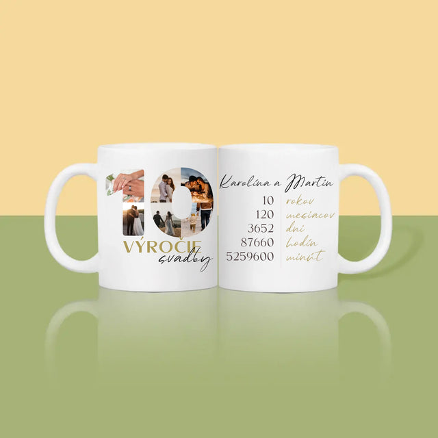 Slovo Z Fotografií: 10. Výročie Svadby - Hrnček