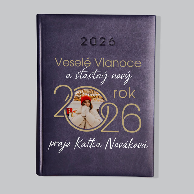 Fotokoláž: Šťastný Nový Rok - Knižný Kalendár