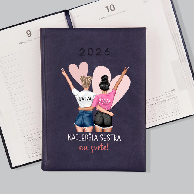 Tvorenie Postavy: Najlepšia Sestra Na Svete - Knižný Kalendár