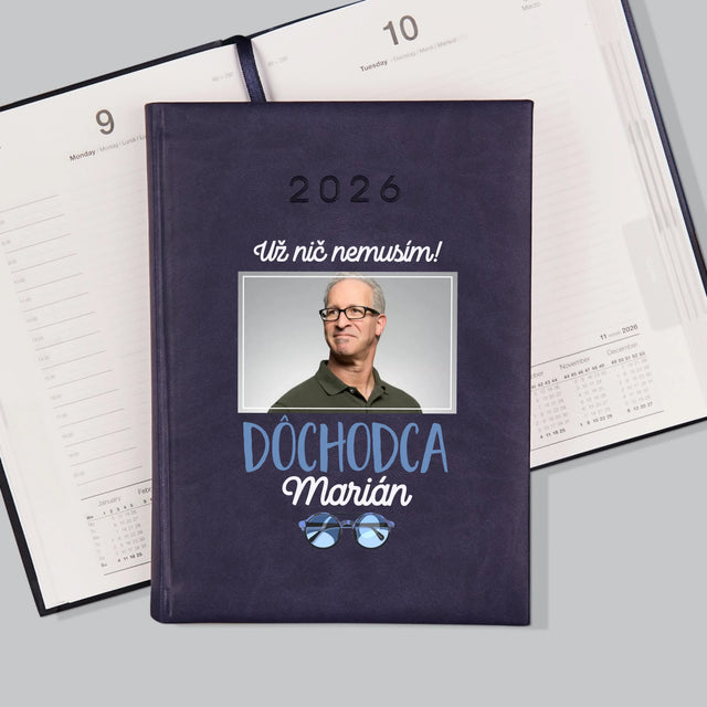 Fotografia A Podpis: Nič Nemusím! Dôchodca - Knižný Kalendár