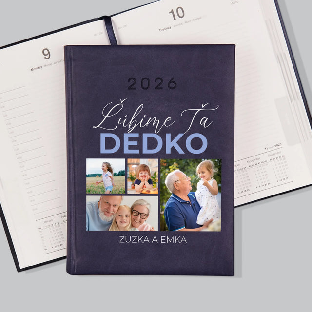 Fotokoláž: Ľúbime Ťa Dedko - Knižný Kalendár