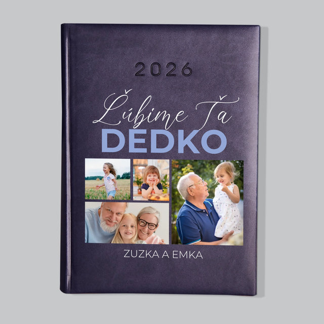 Fotokoláž: Ľúbime Ťa Dedko - Knižný Kalendár