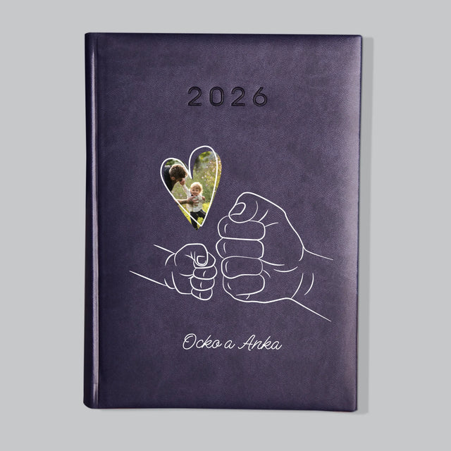 Fotografia A Podpis: Ocko Dieťa Rúčka - Knižný Kalendár