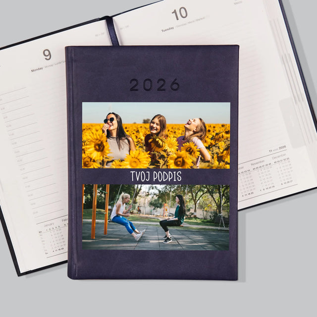 Fotokoláž: 2 Fotografie A Podpis - Knižný Kalendár