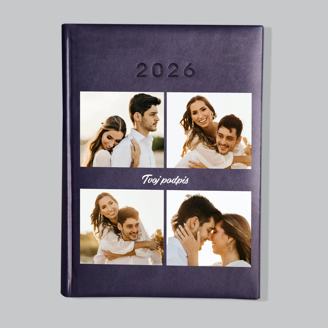 Fotokoláž: 4 Fotografie A Podpis - Knižný Kalendár