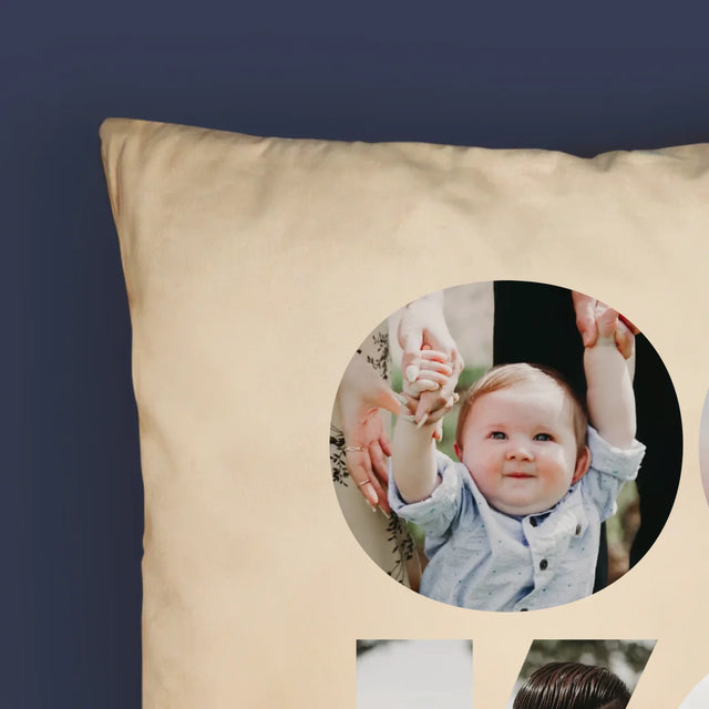 Slovo Z Fotografií: Ocko Z Tvojich Fotografií - Vankúš 